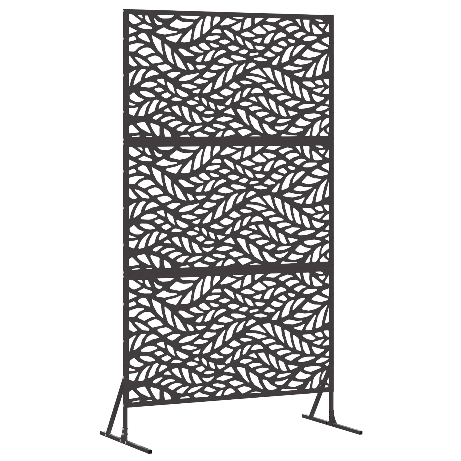 vidaXL Metallzaunpanel Schwarz Pulverbeschichteter Stahl Groß