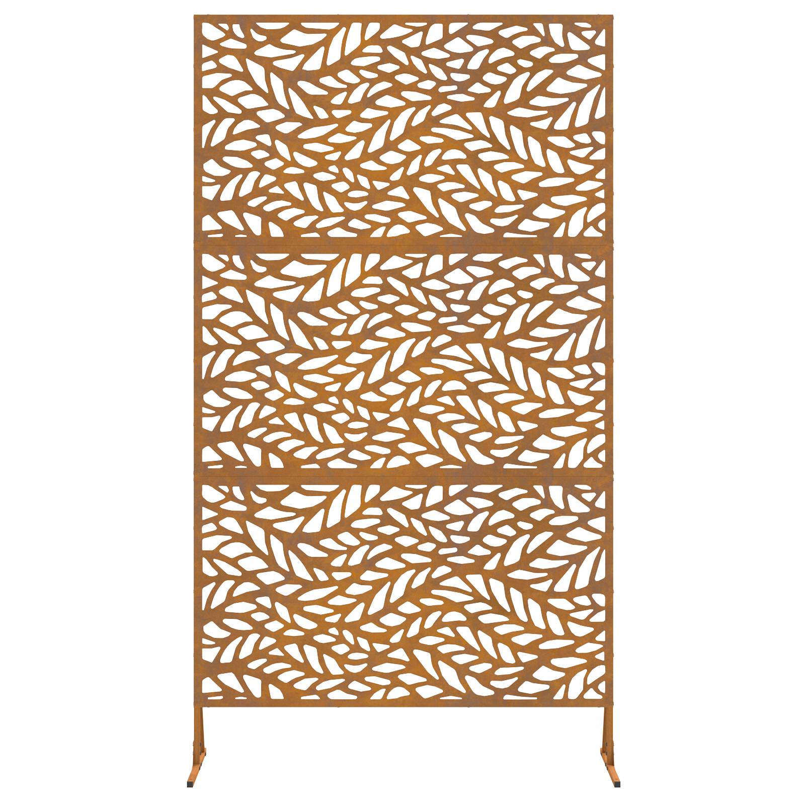 vidaXL Wetterfestes Stahlzaunpaneel Wetterfester Stahl Groß