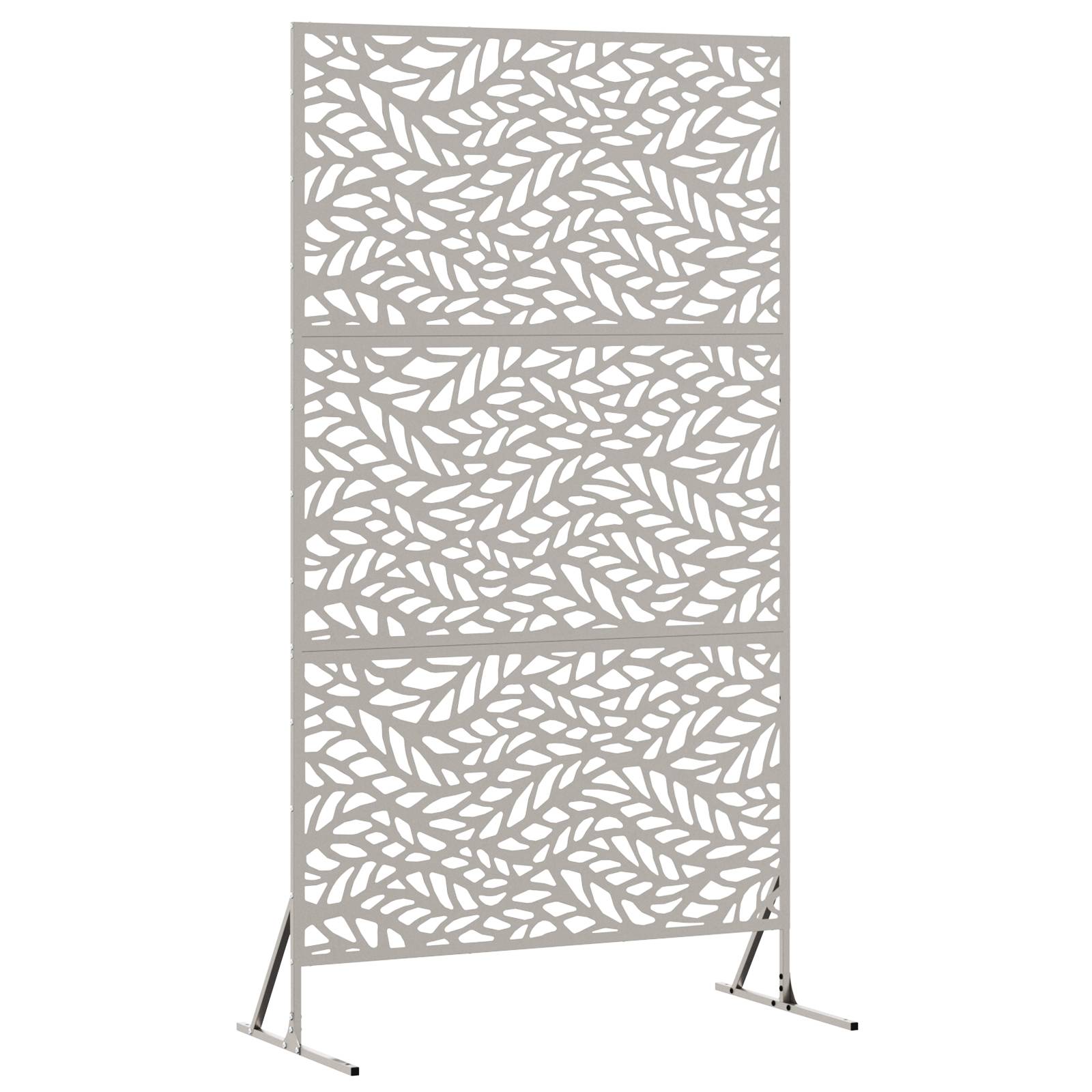 vidaXL Wetterfestes Stahlzaunpaneel Wetterfester Stahl Groß