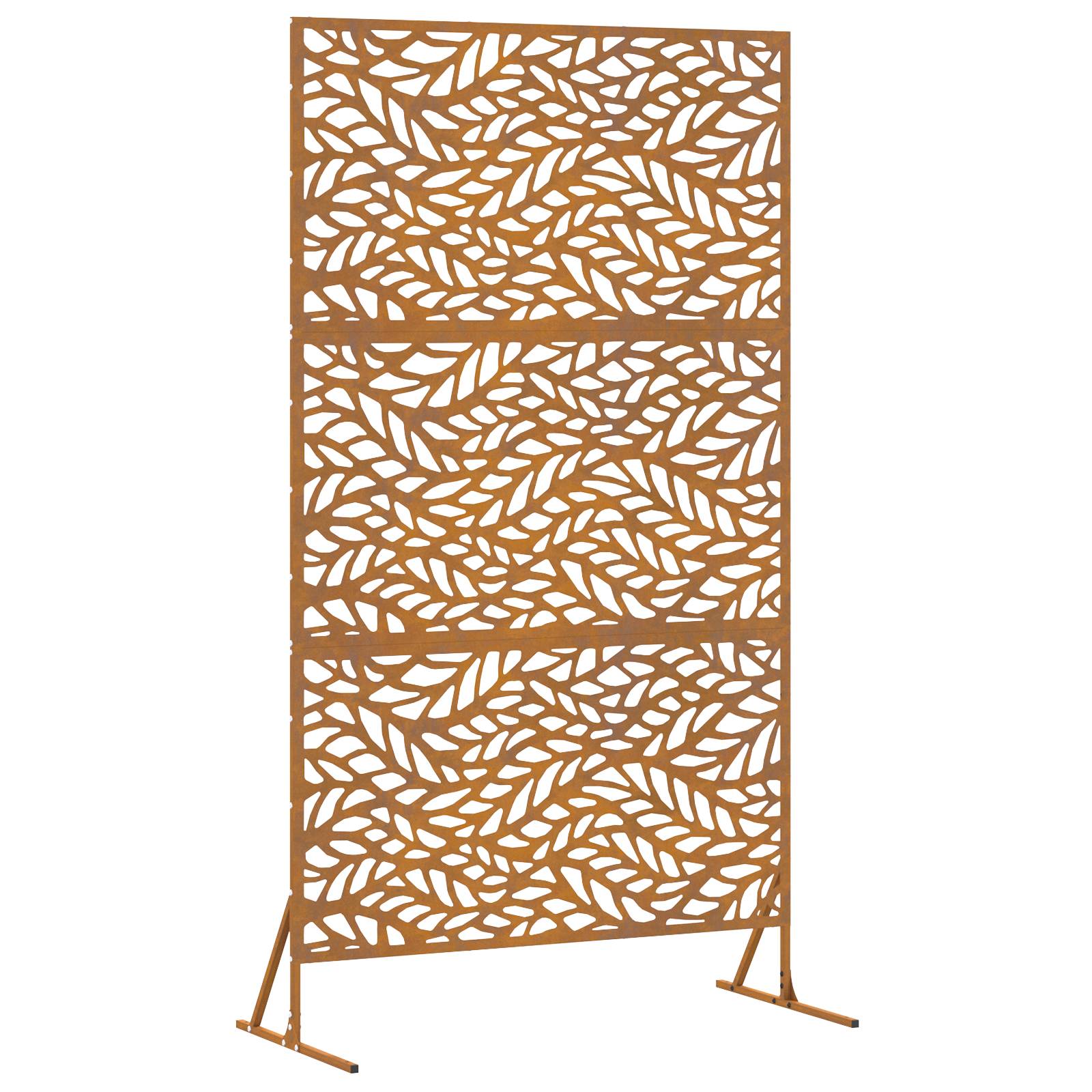 vidaXL Wetterfestes Stahlzaunpaneel Wetterfester Stahl Groß