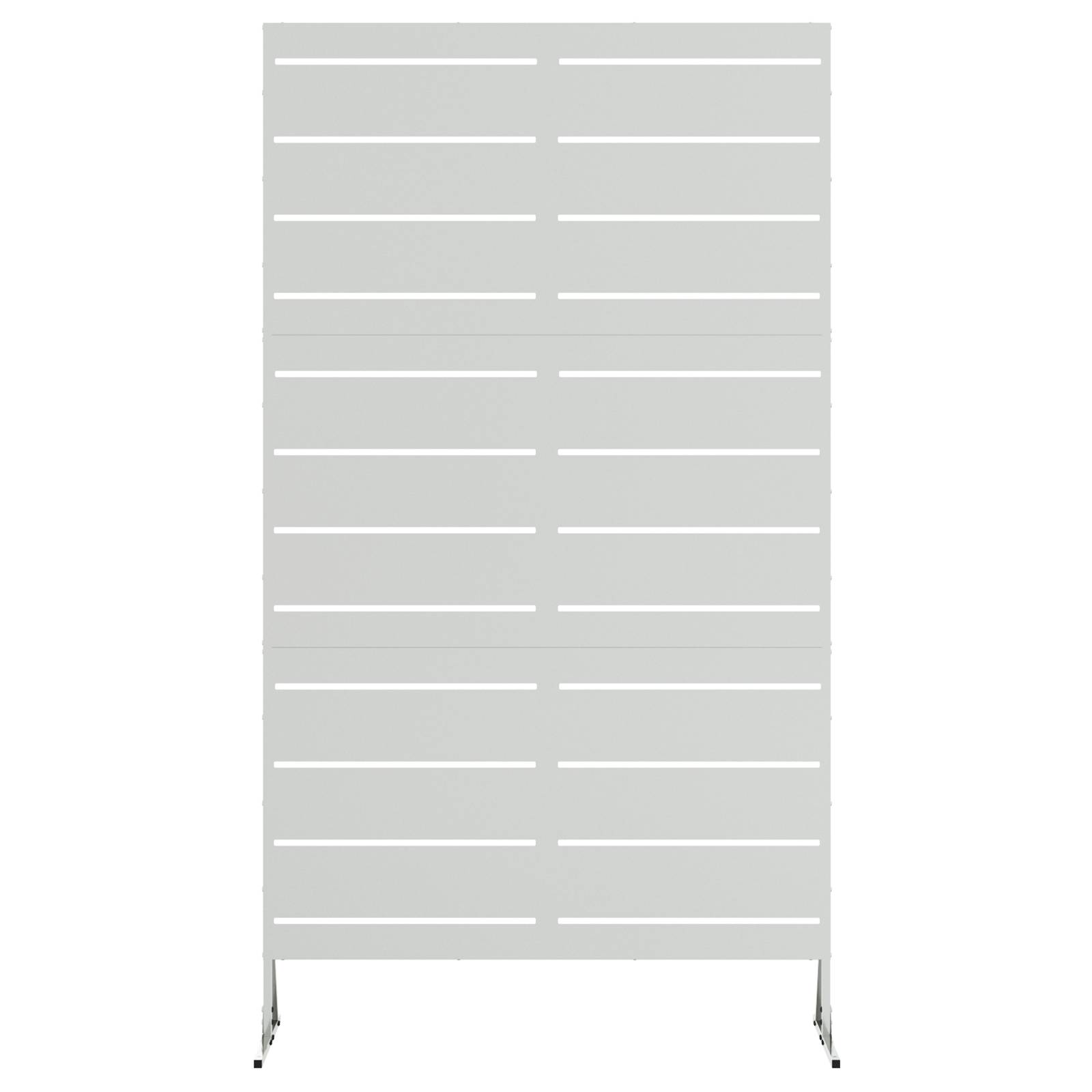 vidaXL Datenschutzscreen 180 cm Galvanisierter Stahl
