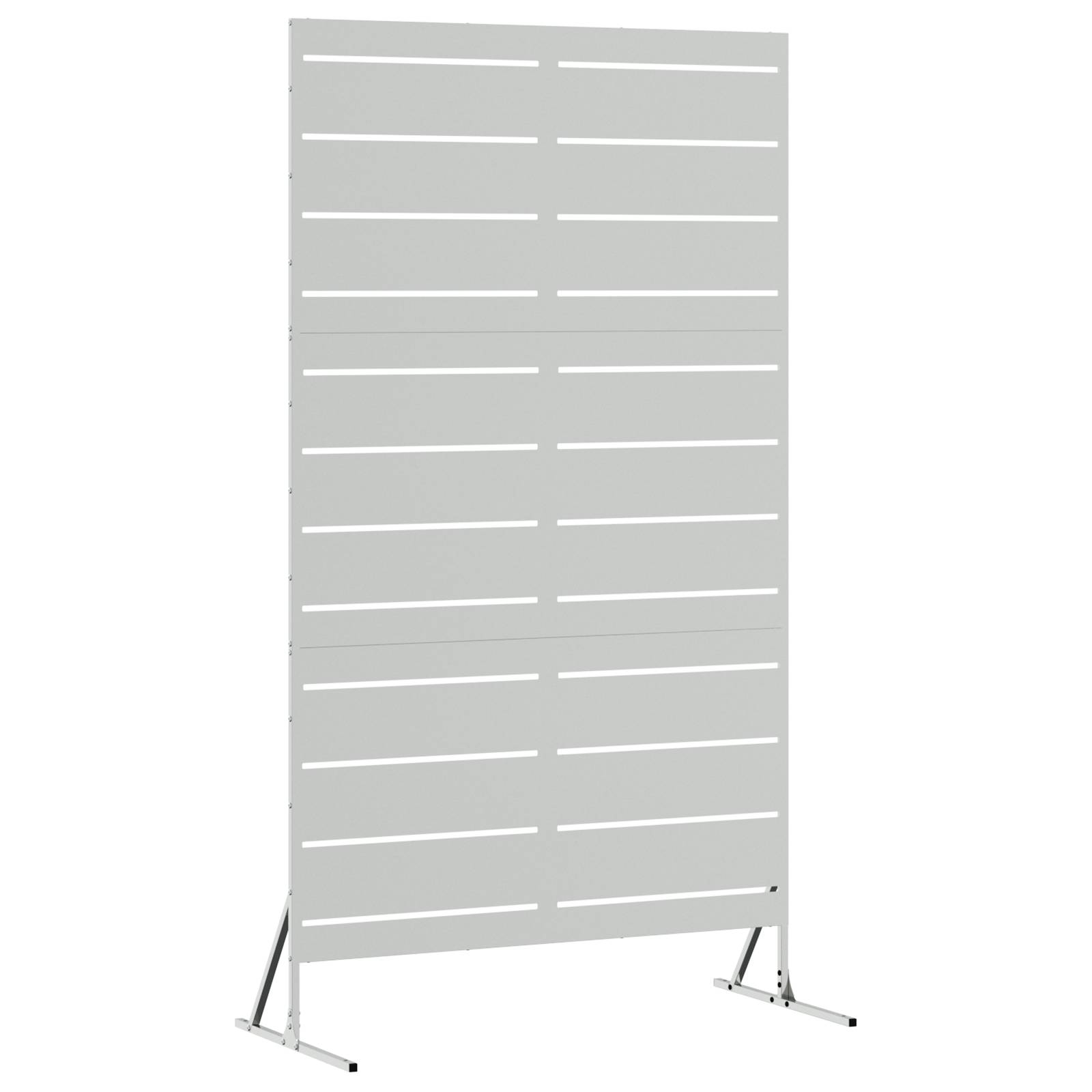 vidaXL Datenschutzscreen 180 cm Galvanisierter Stahl