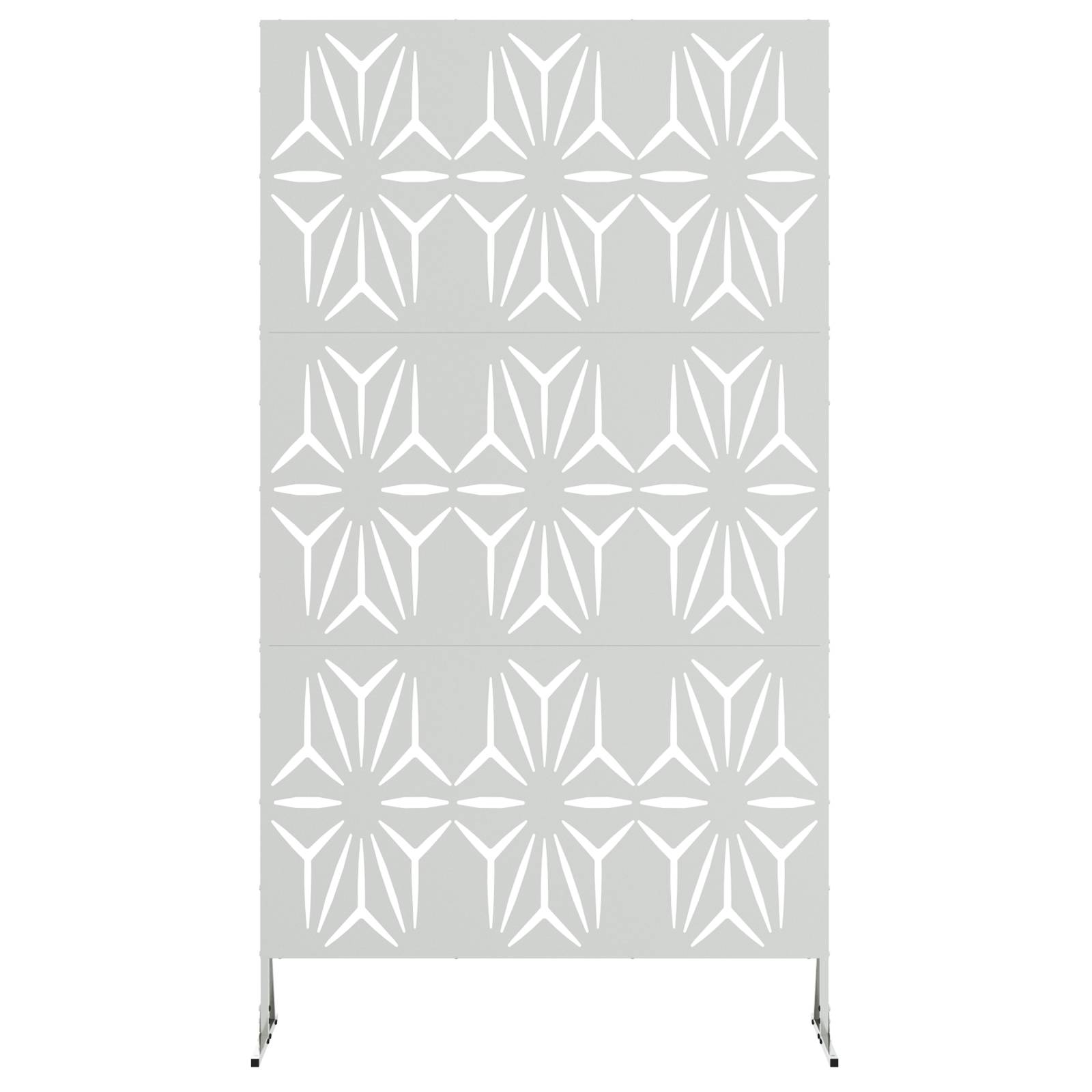 vidaXL Verzinkter Stahlzaun-Panel Verzinkter Stahl Groß