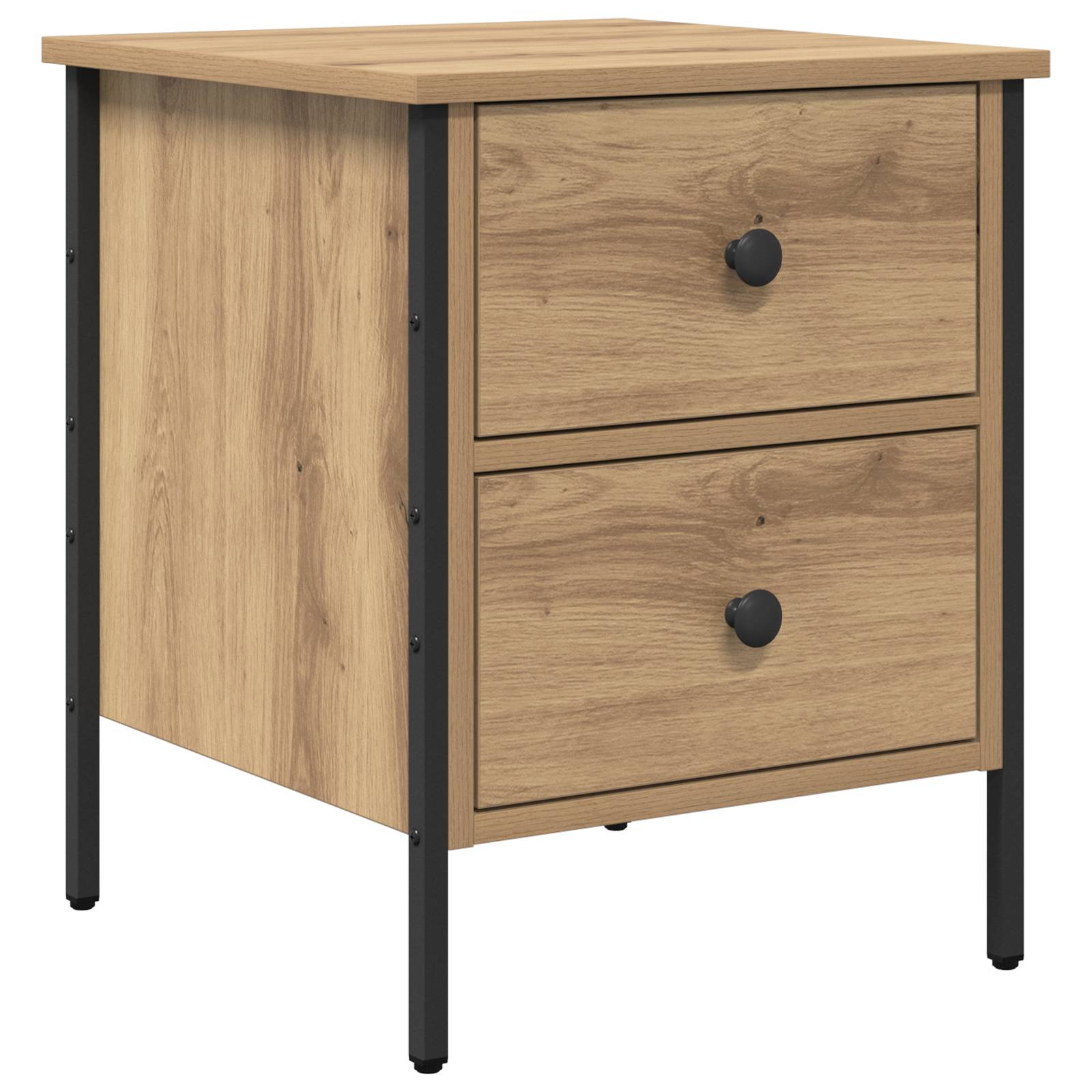 vidaXL Nachttisch Artisan Eiche 40x42x50 cm Holzwerkstoff