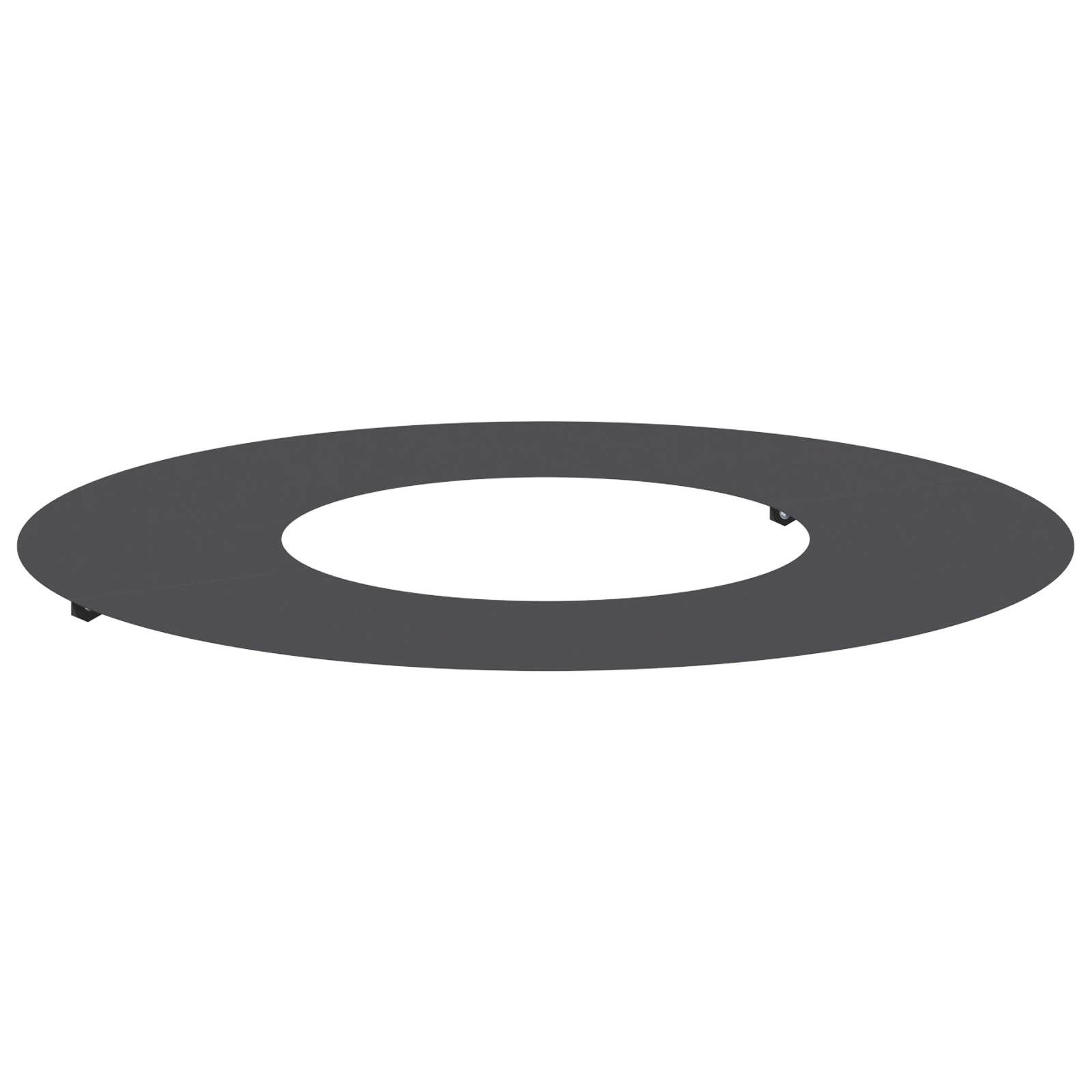 vidaXL Metallpflanzgefäß Schwarz Metall 60 x 60 x 1.3 cm