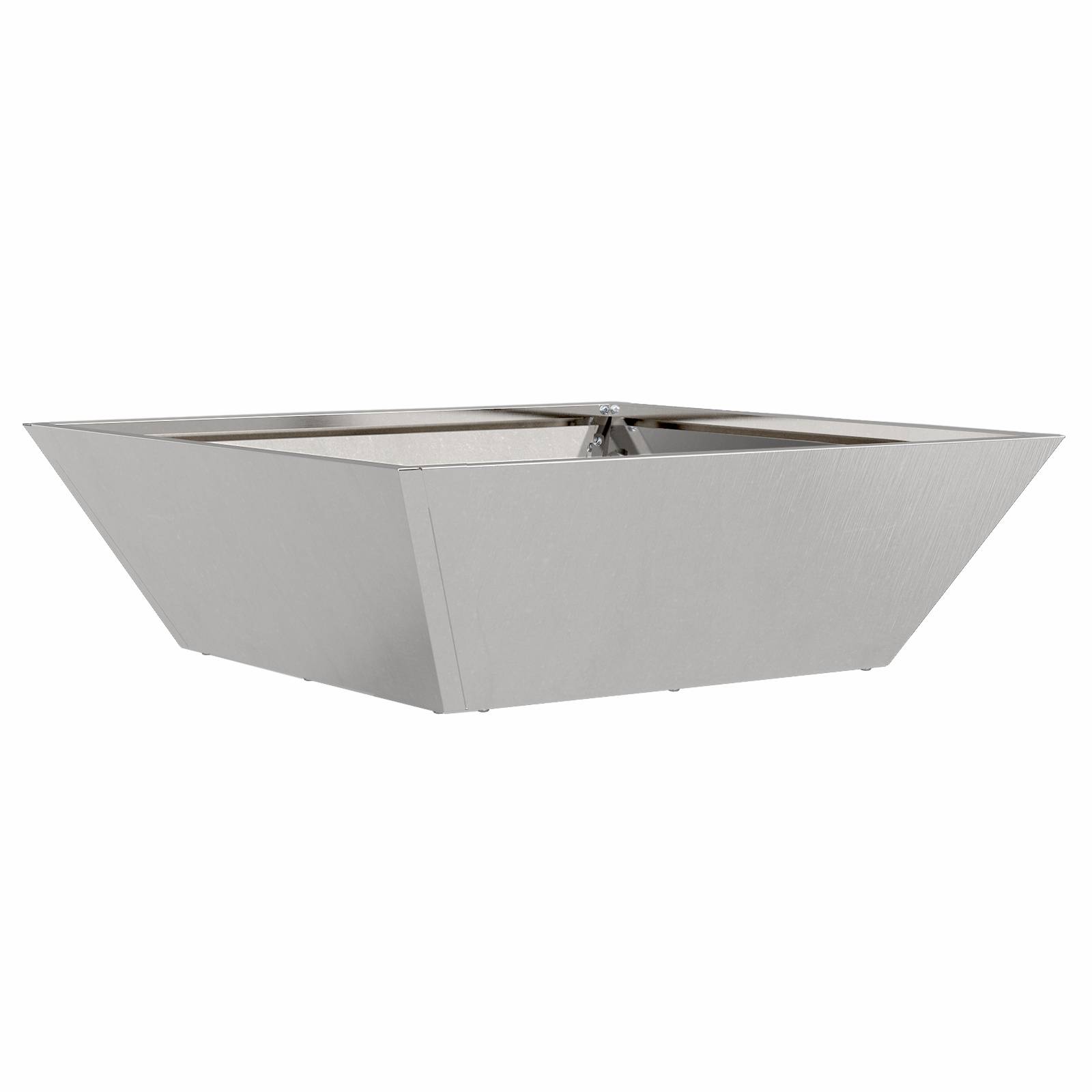 vidaXL Metallpflanzerset Edelstahl Groß Dekorative Intarsien
