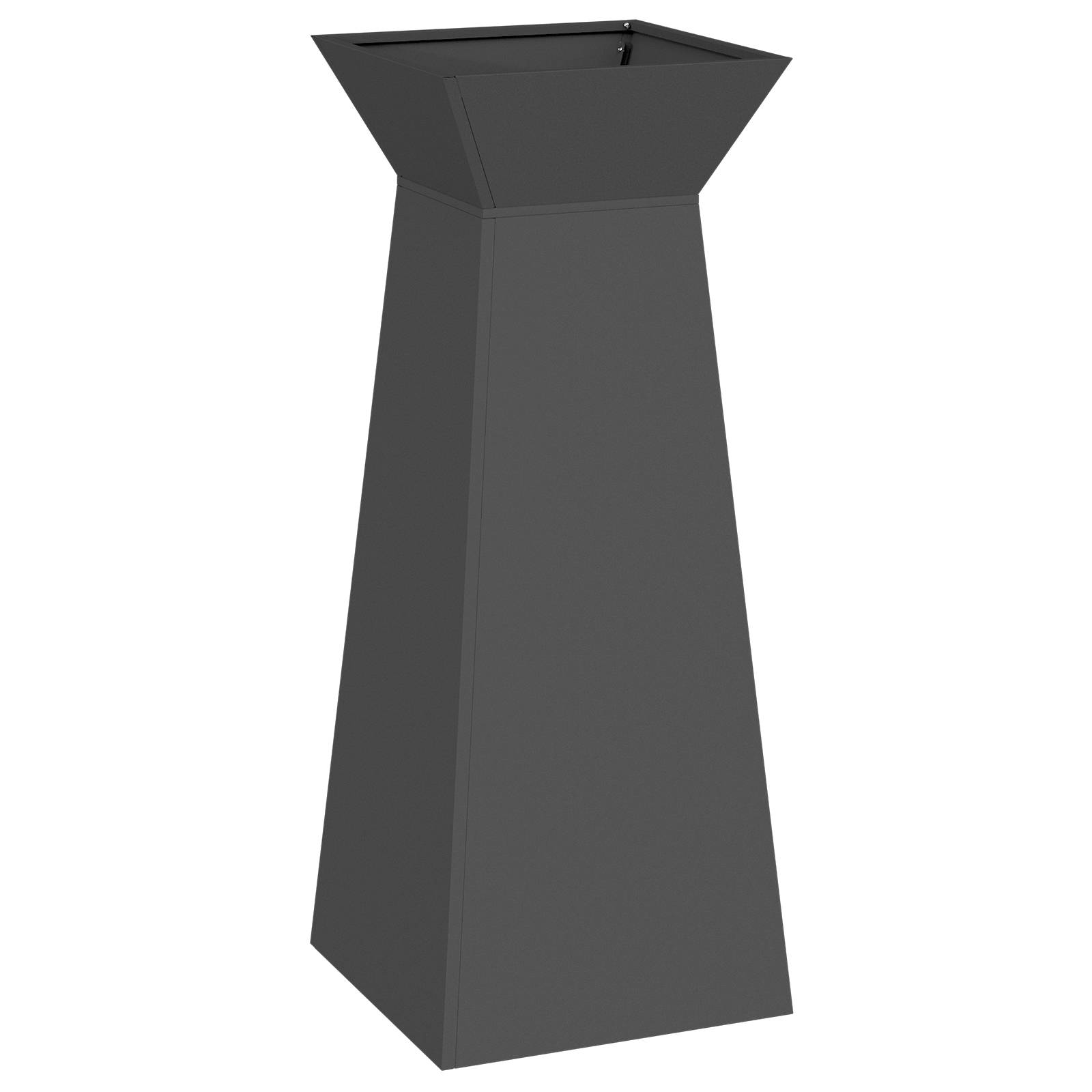 vidaXL Pflanzenständer Schwarz Metall 40 x 40 x 101 cm