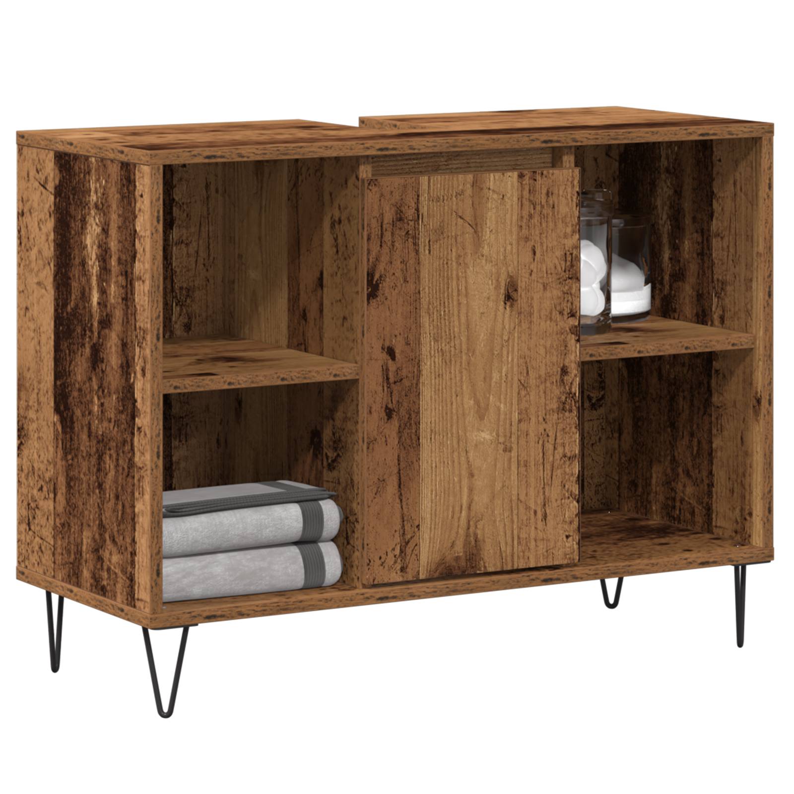 vidaXL Alter Holzschrank Alter Holz Holzwerkstoff Mittelgroß