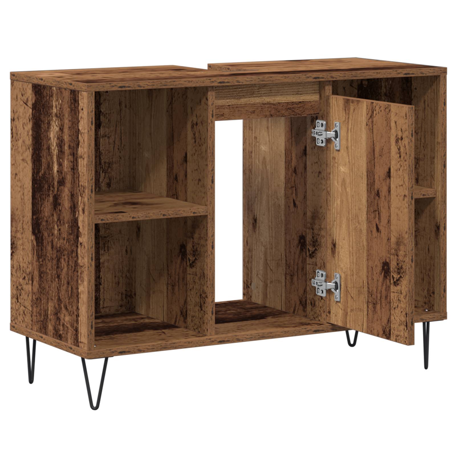 vidaXL Alter Holzschrank Alter Holz Holzwerkstoff Mittelgroß