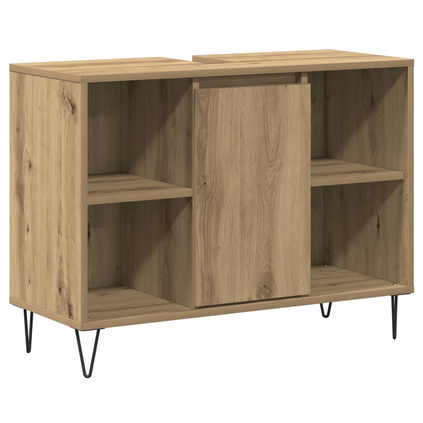 vidaXL Waschtisch Artisan Eiche Technisches Holz Mittel