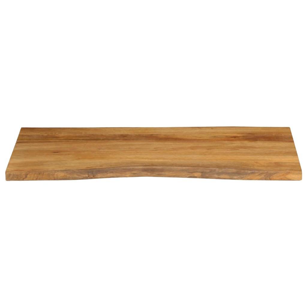 vidaXL Tischplatte mit Baumkante 100x60x3,8 cm Massivholz Mango