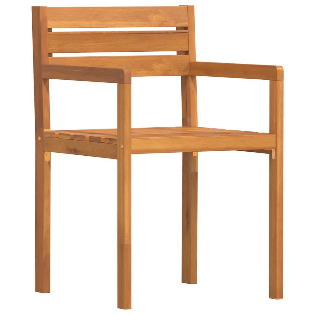vidaXL Gartenstühle 4 Stk. 50x53x80 cm Massivholz Akazie