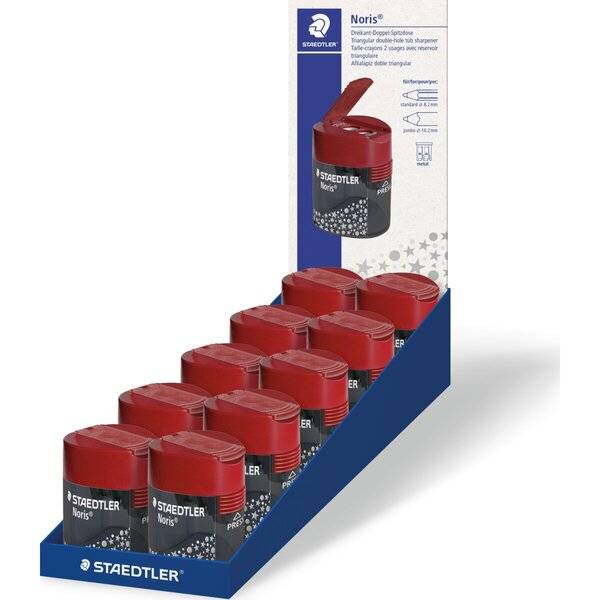 Doppelspitzdose Noris dreikant