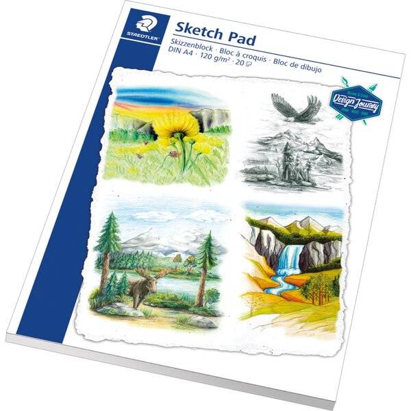 Skizzenblock A4 120g/qm 20 Blatt