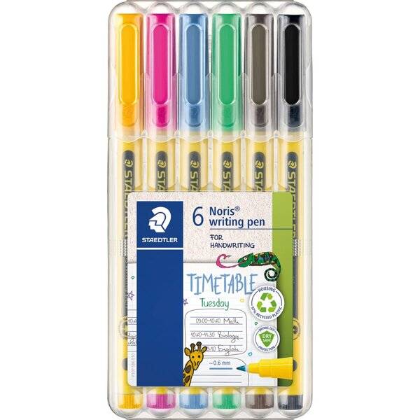 Fineliner Noris writing.pen 6 Stück