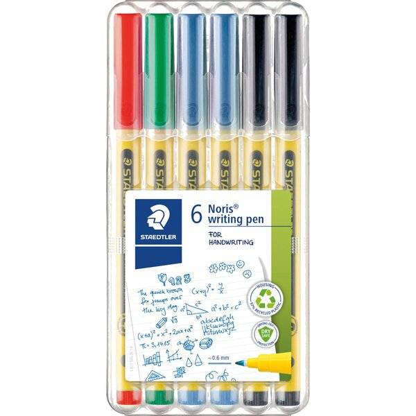Fineliner Noris writing.pen 6 Stück