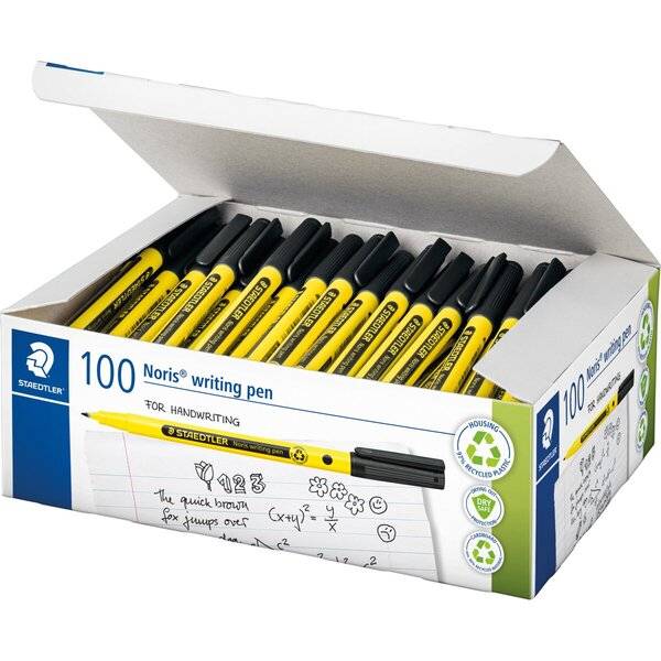 Noris writing pen schwarz Schulbox 100 Stück