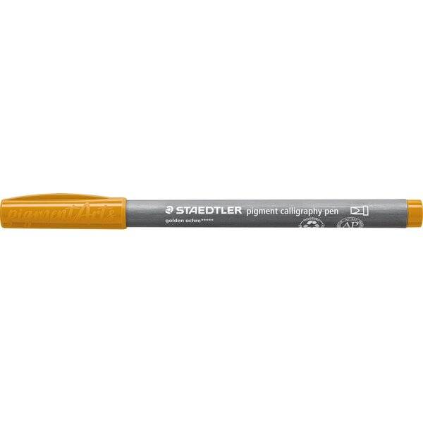 Pigment calligraphy pen goldocker