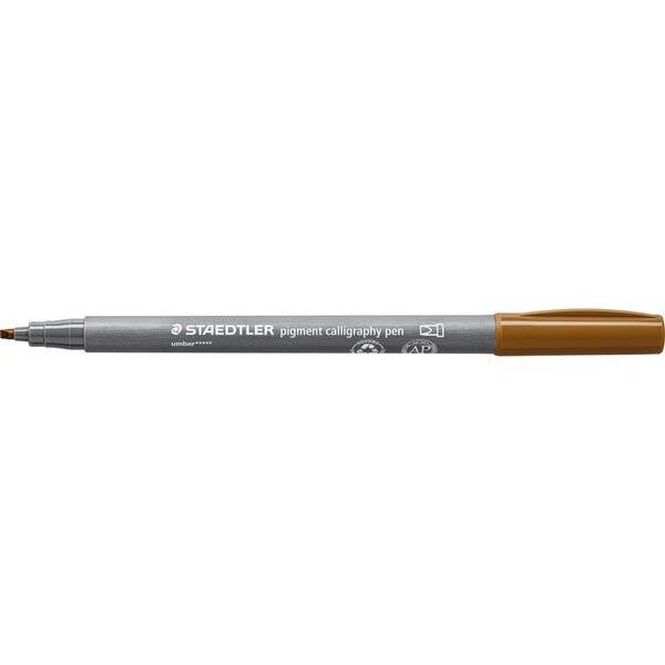 Pigment calligraphy pen umber