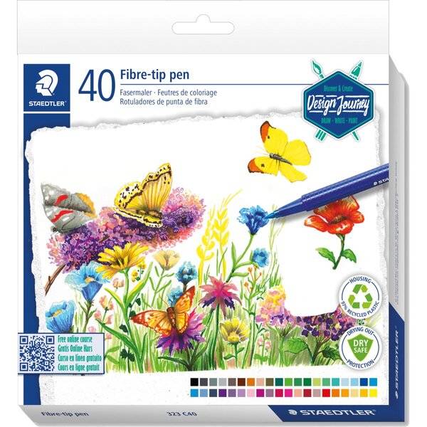 Fasermaler triplus color rPP 40 Stück