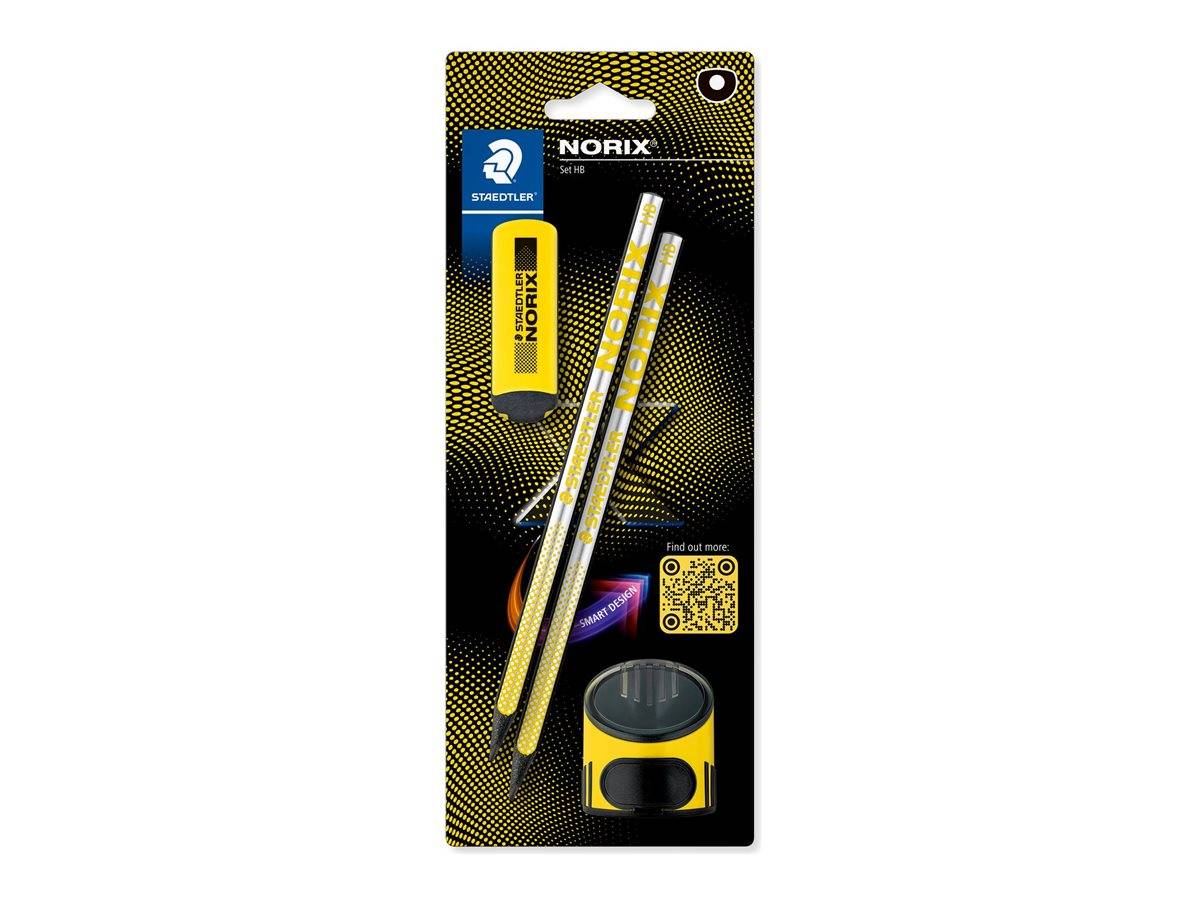 STAEDTLER Norix 181 - Bleistift - X-treme, intelligent - Grafit - HB (Packung mit 2)