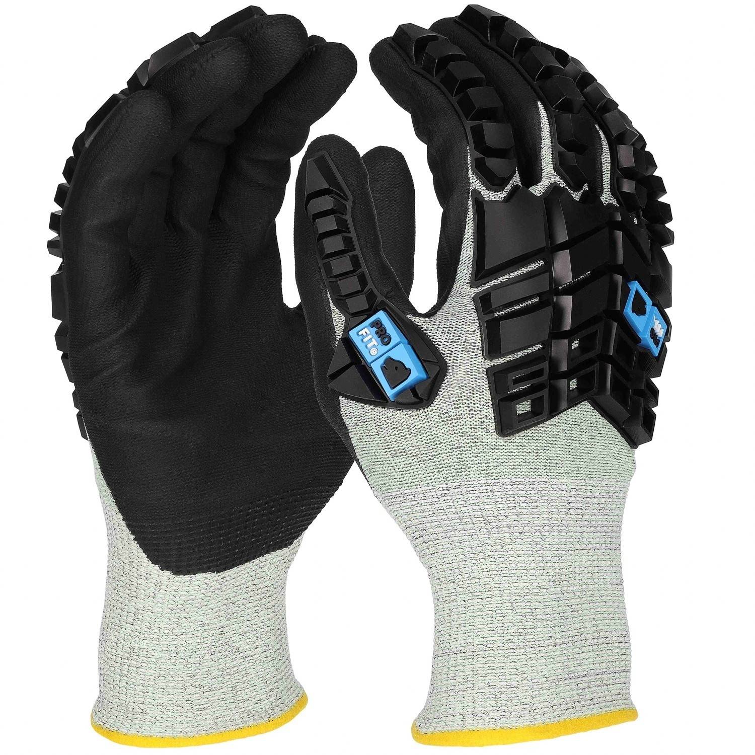 Profit 895/10 - Nitril Schnittschutzhandschuh,"TPR-Protector", Level F, grün / schwarz