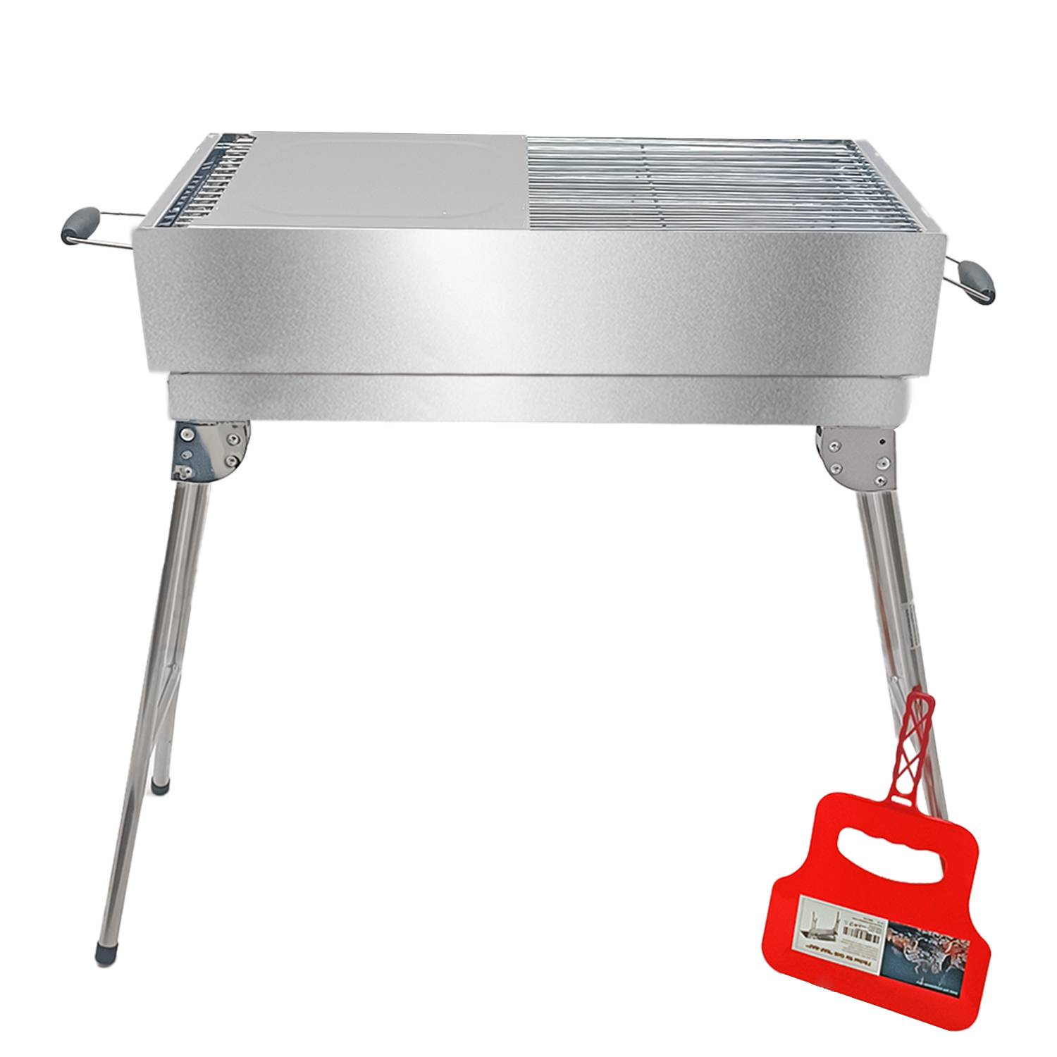 Mangal Set President Schaschlikgrill mit Drehspießregler 230V Motor für 11 Spieße