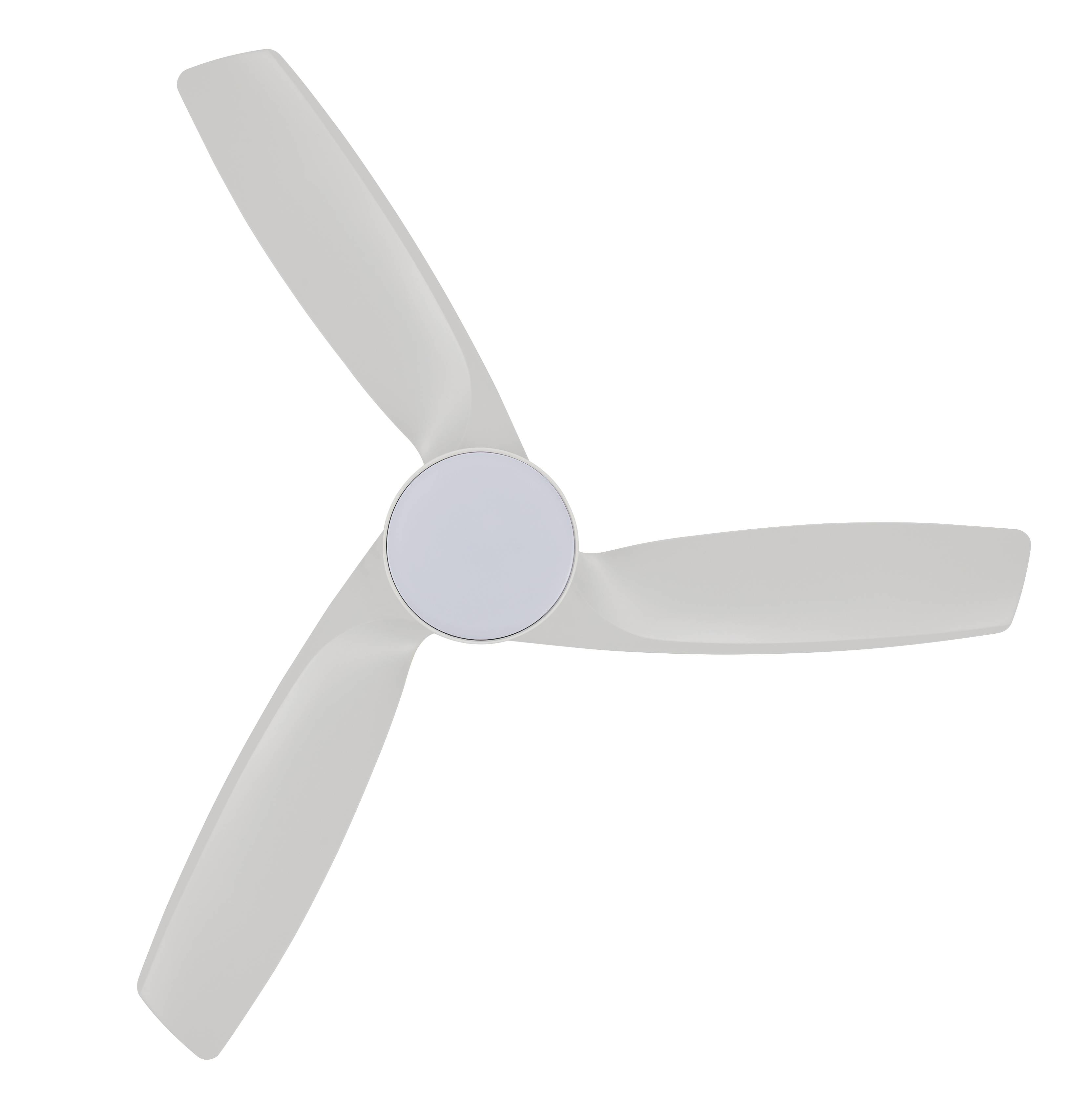 DC Deckenventilator Bronx Weiß mit LED & Fernbedienung