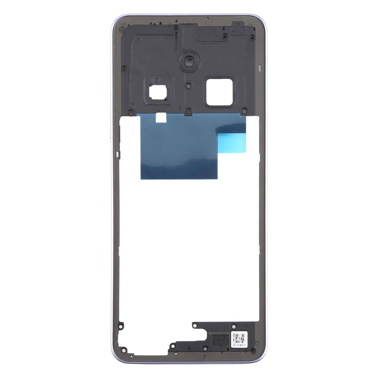 Für Xiaomi Redmi 14C 4G Mittelrahmen Bezel Plate Ersatzteil Reparatur Lila
