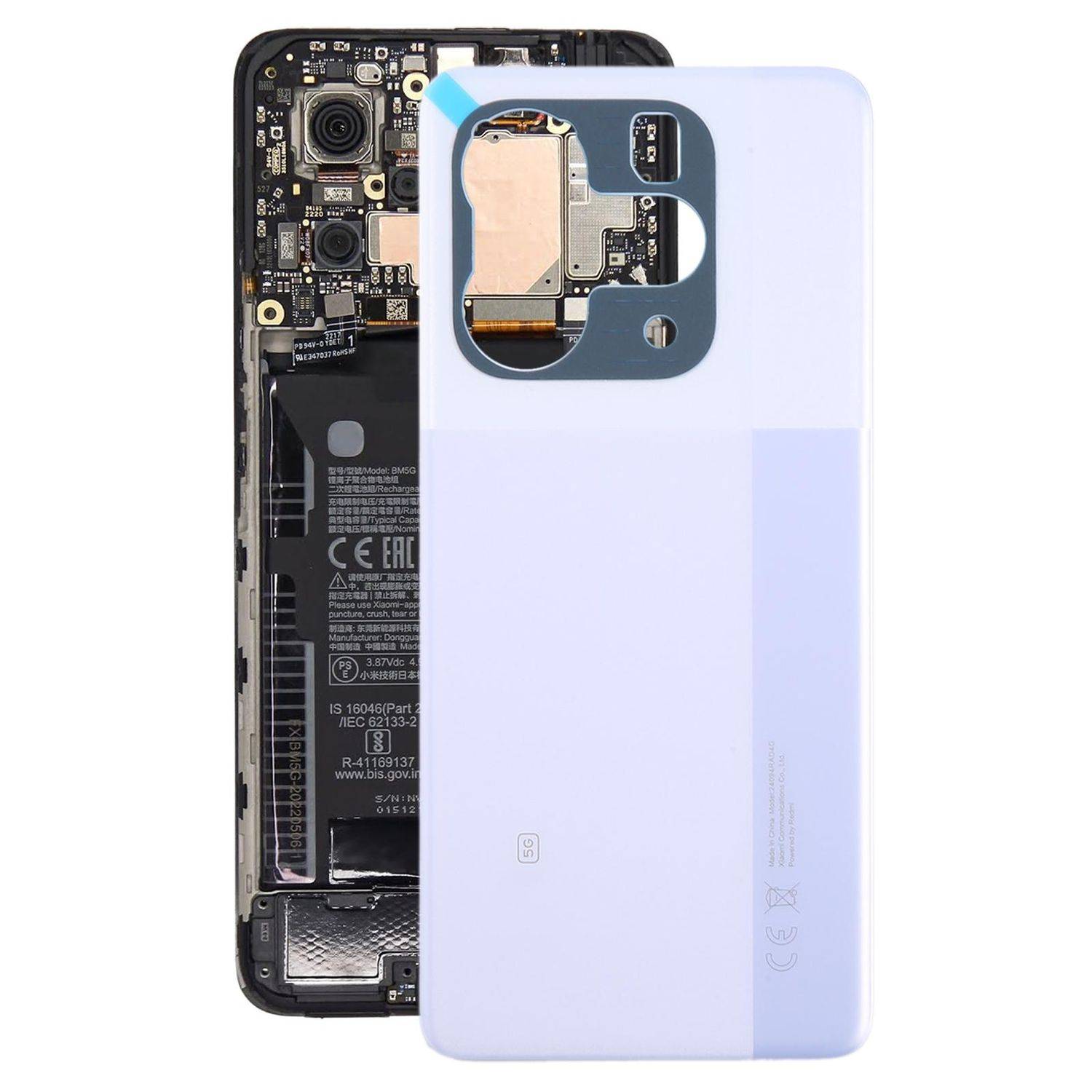 Für Xiaomi Redmi Note 14 5G Akkudeckel Backcover Ersatzteil Reparatur Lila
