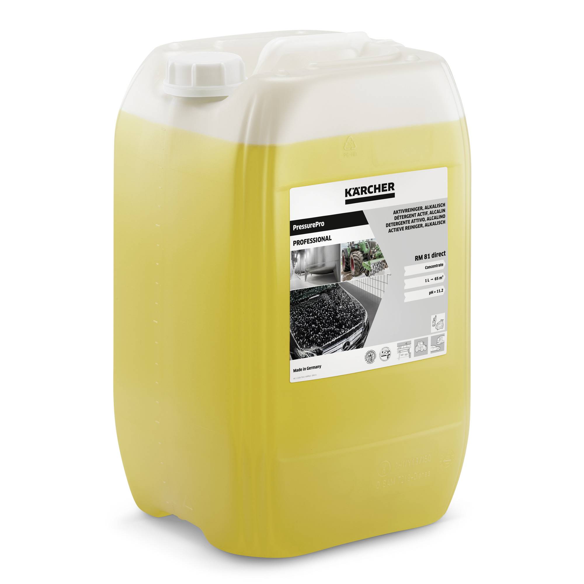 KÄRCHER Reinigungschemikalien RM 81 direct** 20L Aktivreiniger, alkali