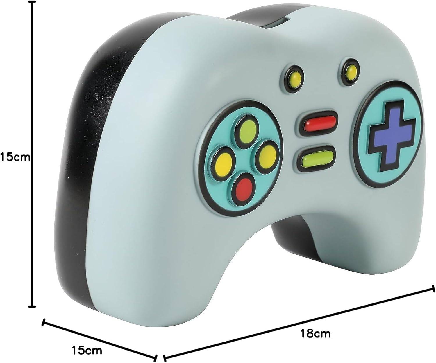 I-TOTAL® Lustige dekorative Spardose/Münzfach aus robustem Kunststoff Let's Play