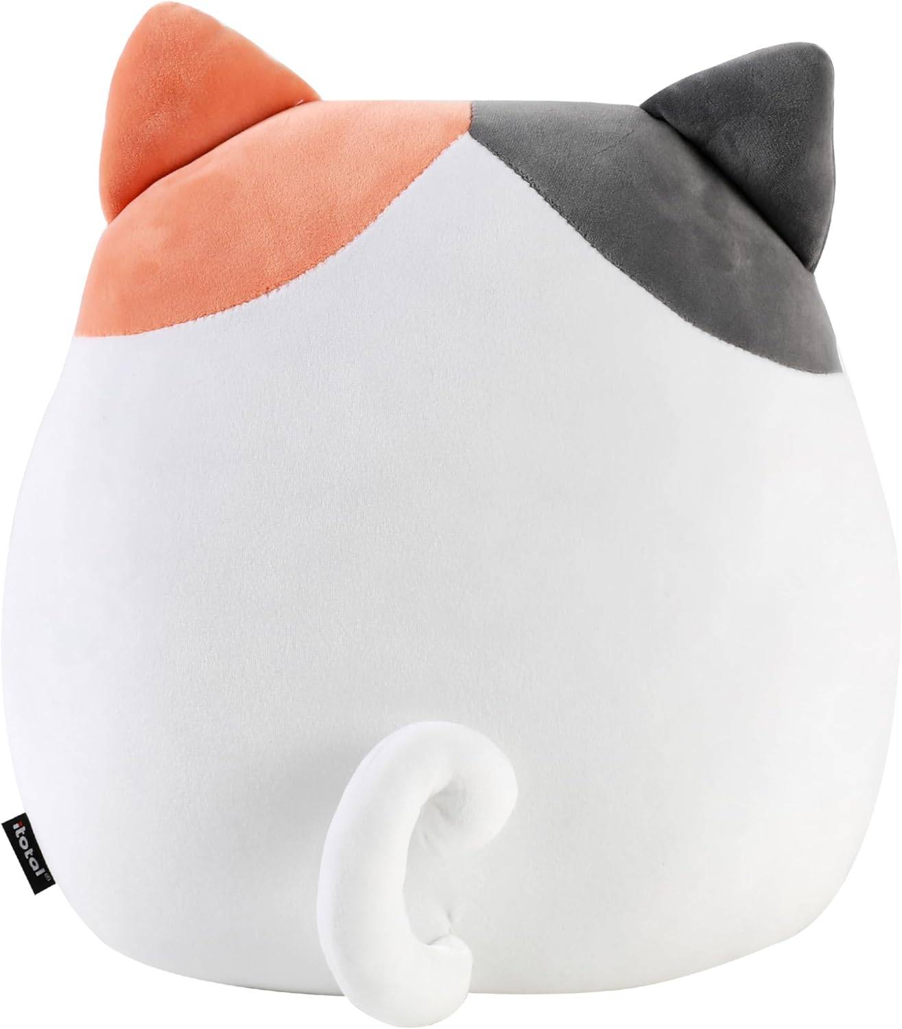 I-TOTAL ® Dekokissen für Kinder/Wohnzimmer Flauschiges Stoffkissen in Form Katze