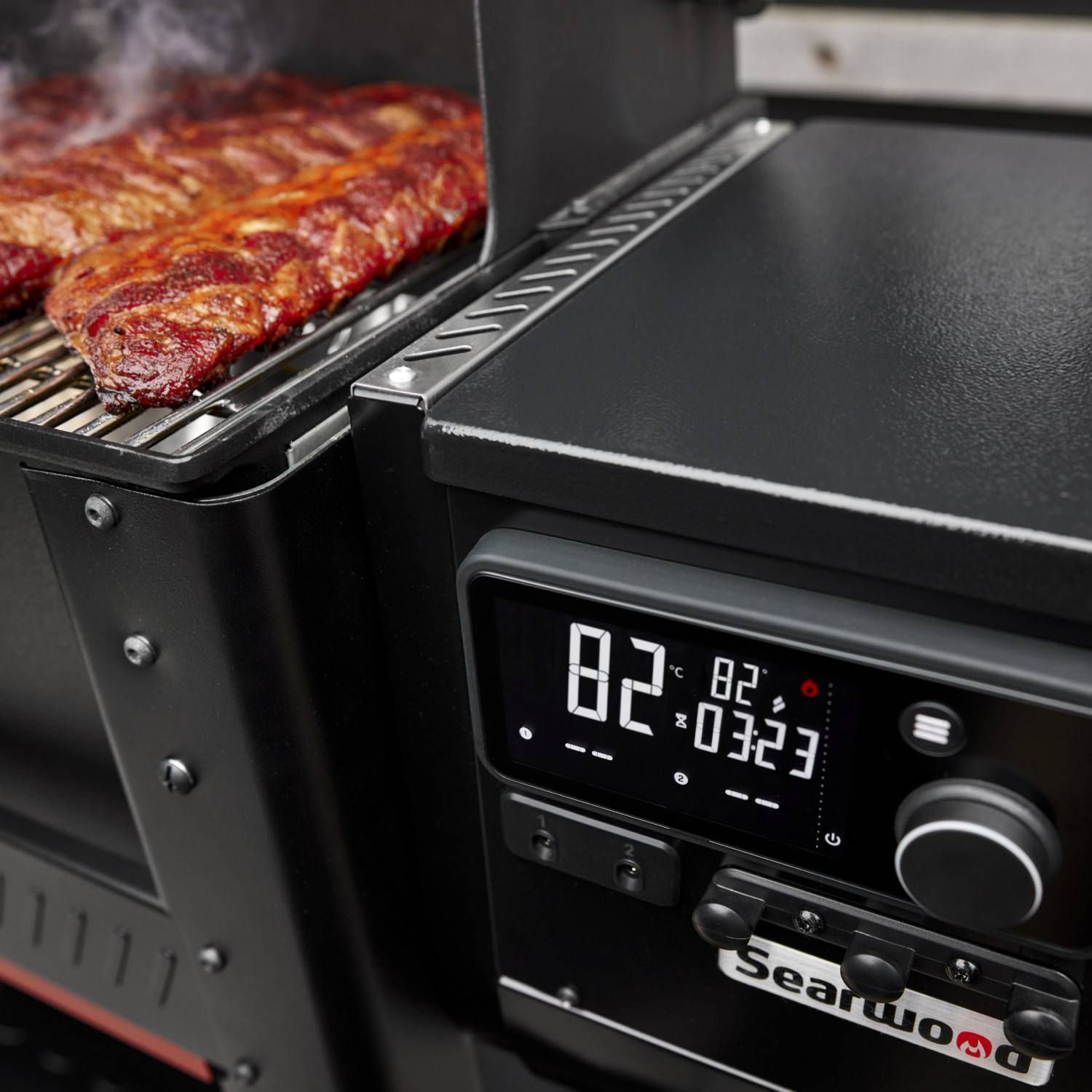 Weber SEARWOOD Holzpelletgrill Black
