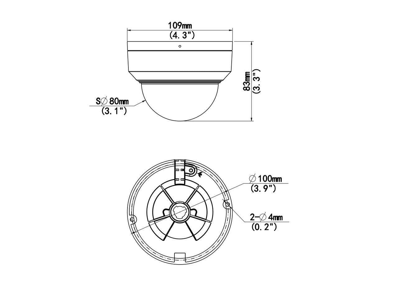 UAC-D122-AF28M BURG GARD, UNIVIEW UAC-D122-AF28M  2MP Dome-Kamera mit zuverlässiger FullHD-Überwachung Kompakt. Leistu