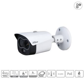 Dahua - TPC-BF1241-TB3F4-DW-S8 - Thermal - Bullet, - 4MP/4mm fix Objektiv - Thermal: 256x192 /3,5mm fix Objektiv / Spek