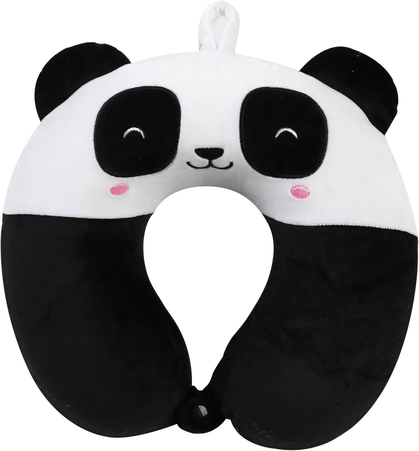 I-TOTAL® Reisekissen Nackenkissen weich für Nackenstützen Motiv Panda
