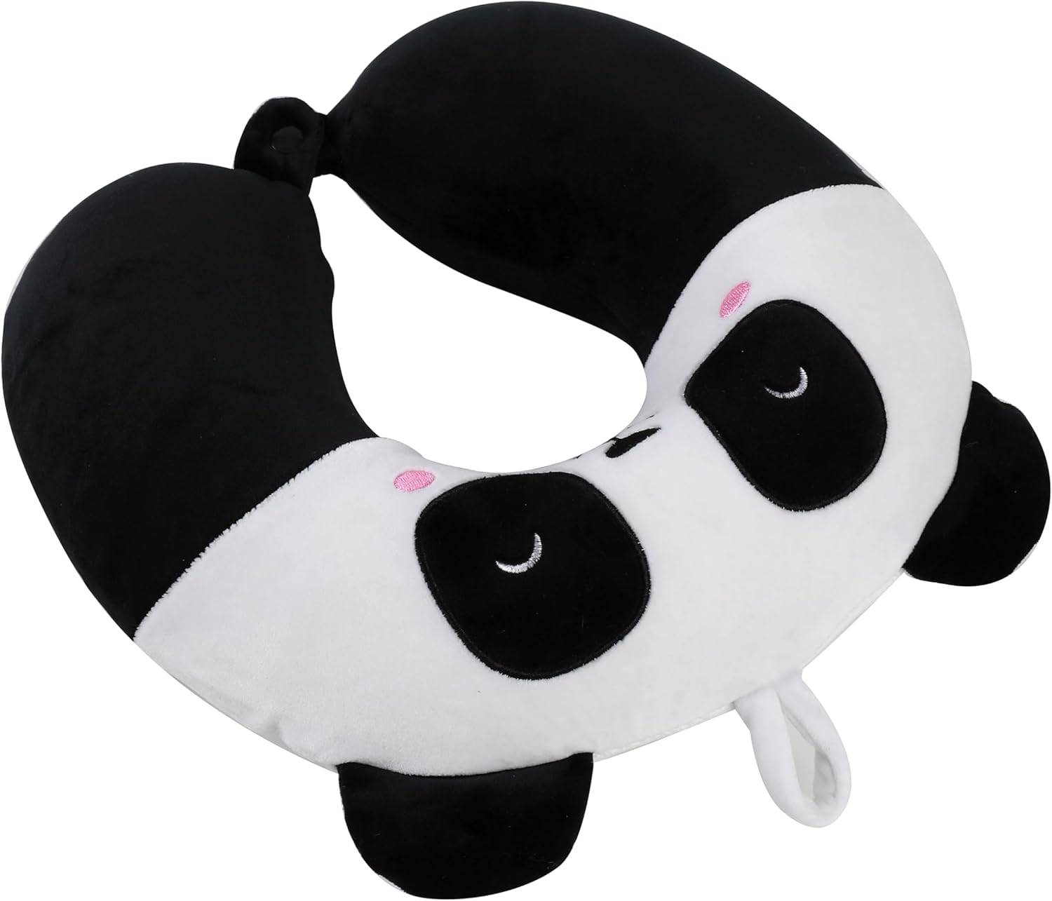 I-TOTAL® Reisekissen Nackenkissen weich für Nackenstützen Motiv Panda