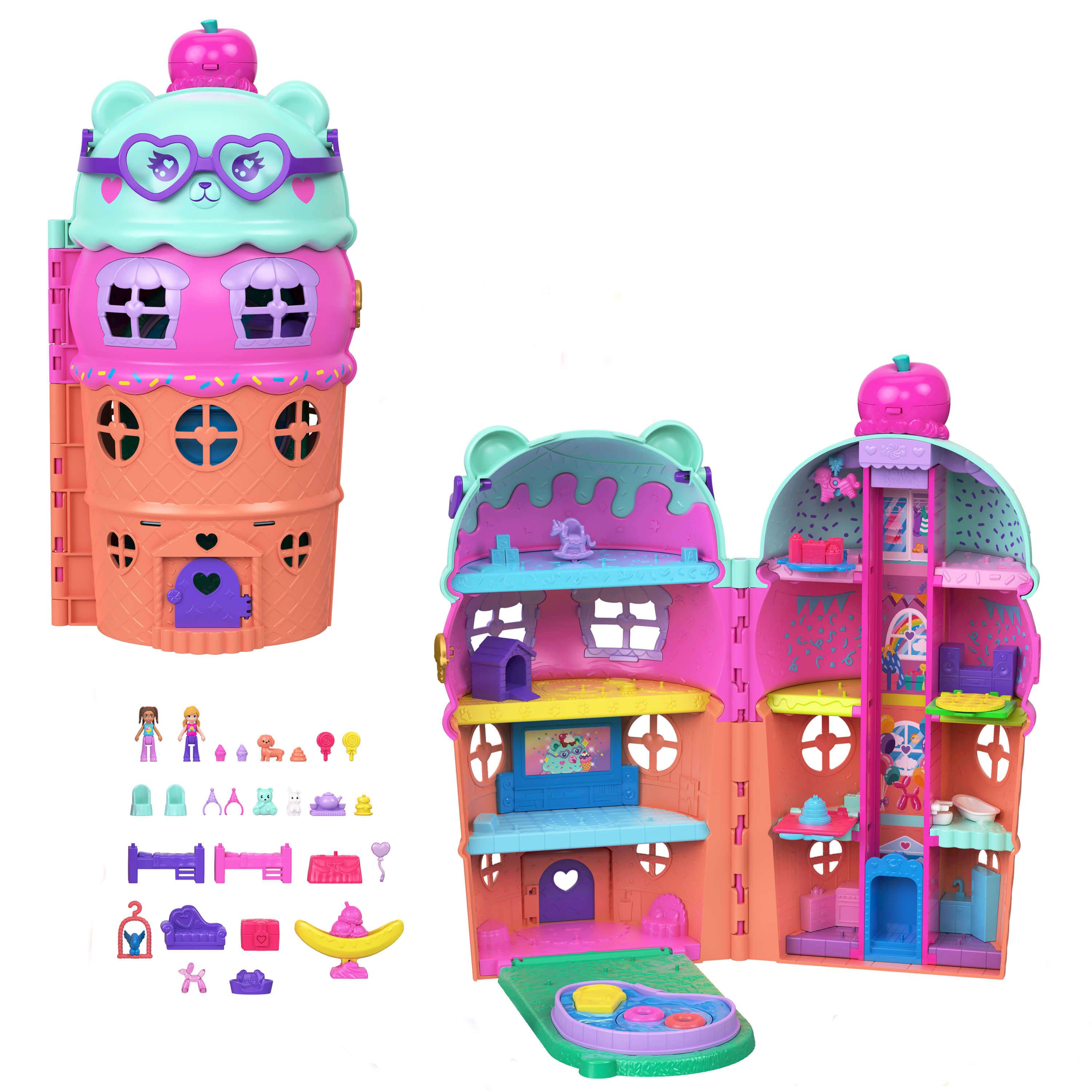 Mattel JFT91; JKB98 - Polly Pocket Haus Schatulle
