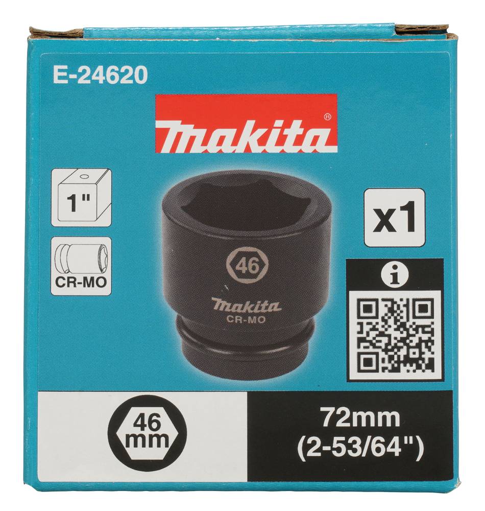 Makita Schlagnuss 1" • Vierkant • 46 x 72 mm