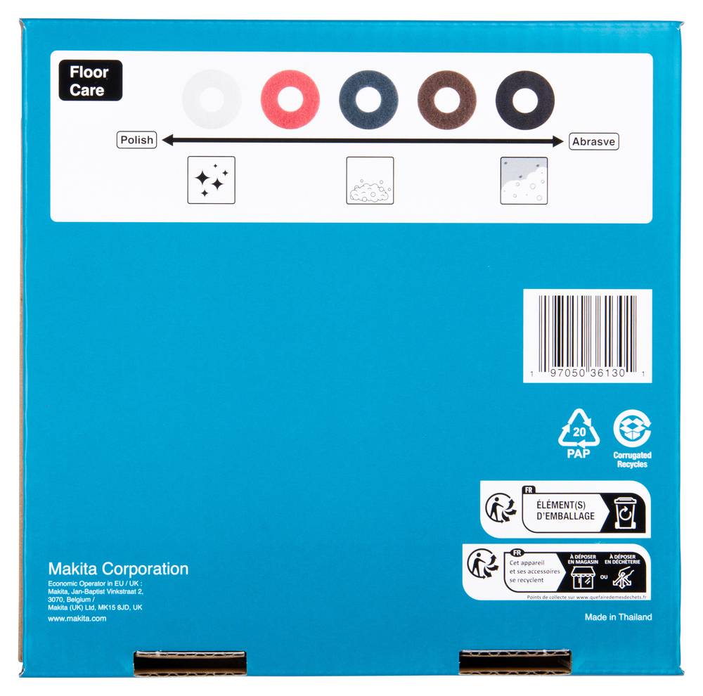 Makita Polierpad 200 mm 200 mm • rund