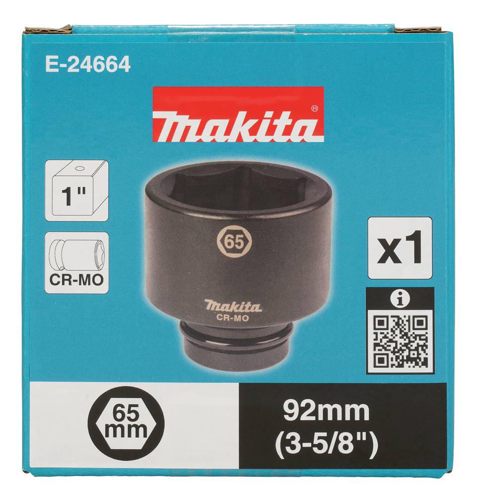 Makita Schlagnuss 1" • Vierkant • 65 x 92 mm