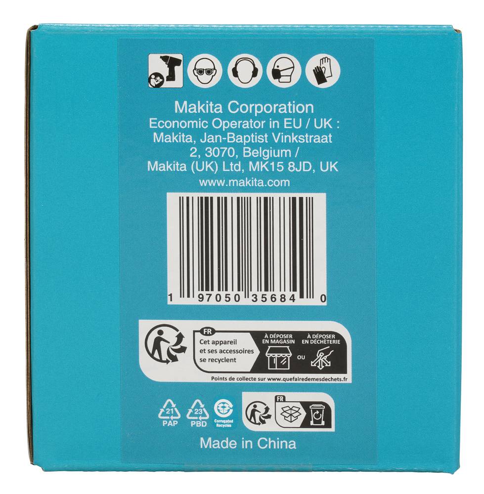 Makita Schlagnuss 1" • Vierkant • 65 x 92 mm