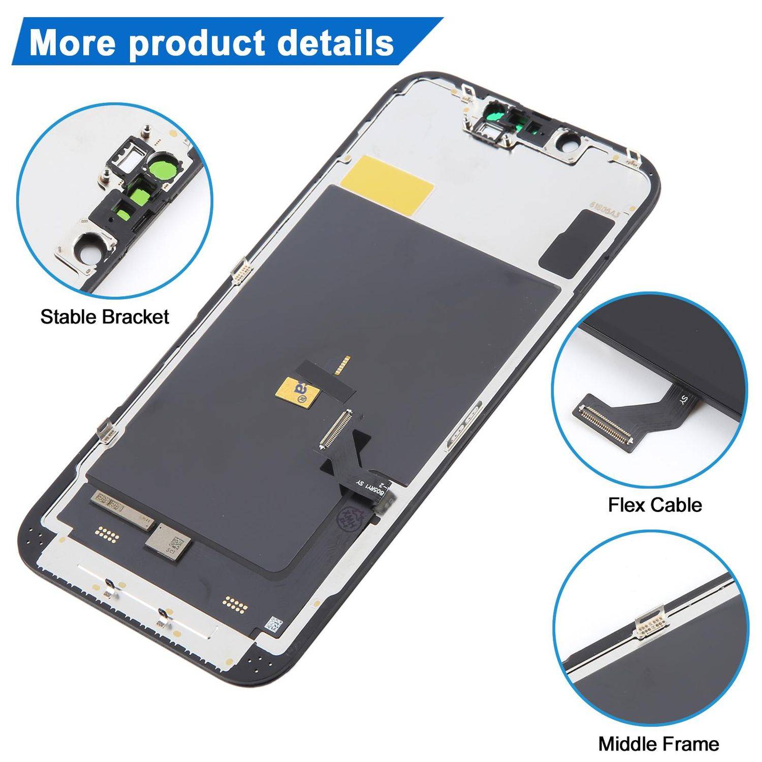 Für Apple iPhone 16e JK InCell LCD Display ohne Rahmen Einheit Ersatzteil