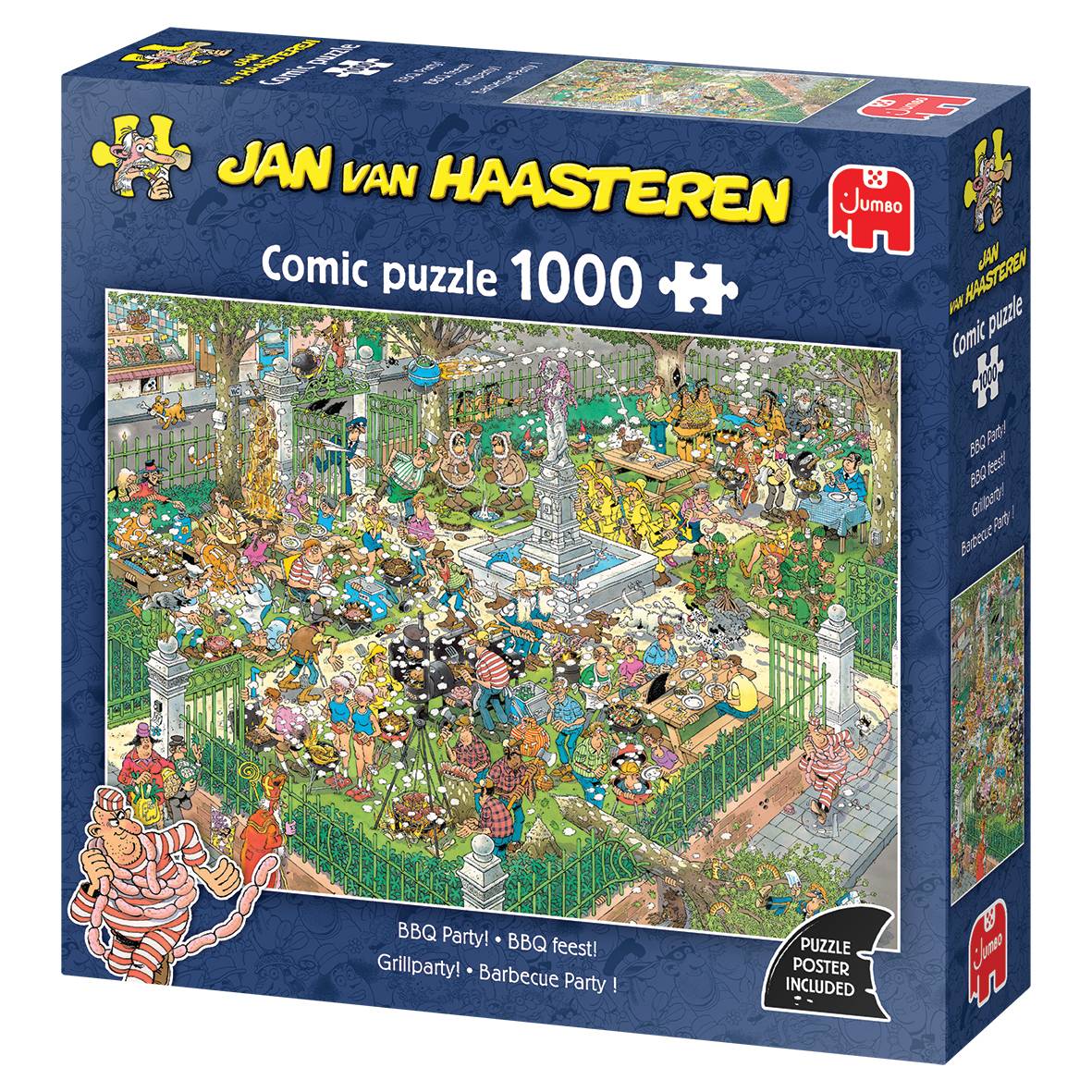 Jan van Haasteren, Grillparty, 1000 Teile Puzzle