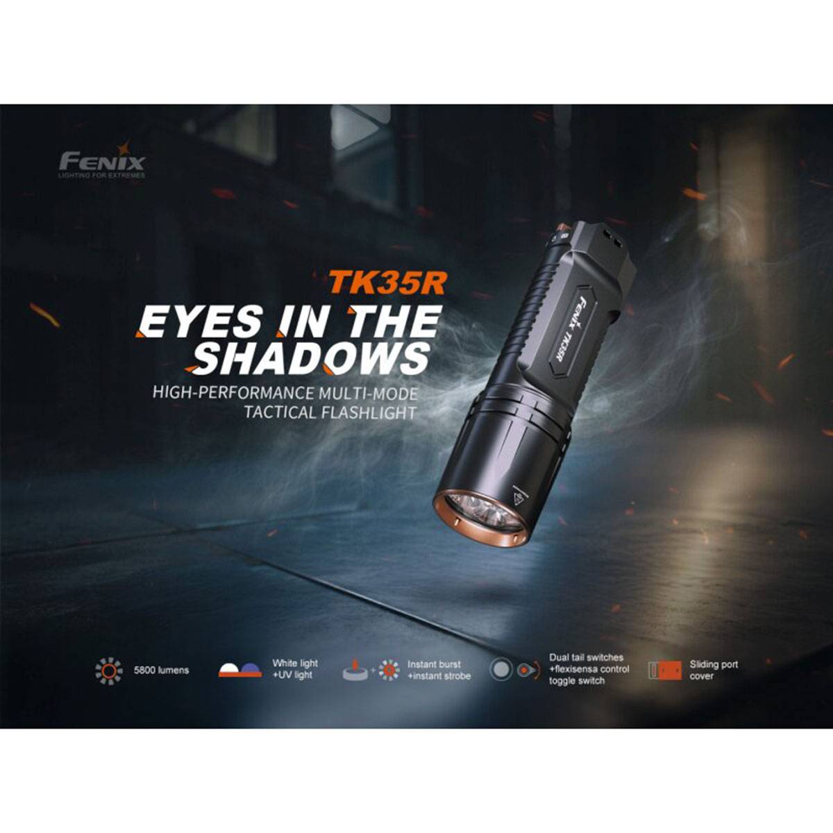 Fenix TK35R 5800 Lumen - Taktische LED Taschenlampe