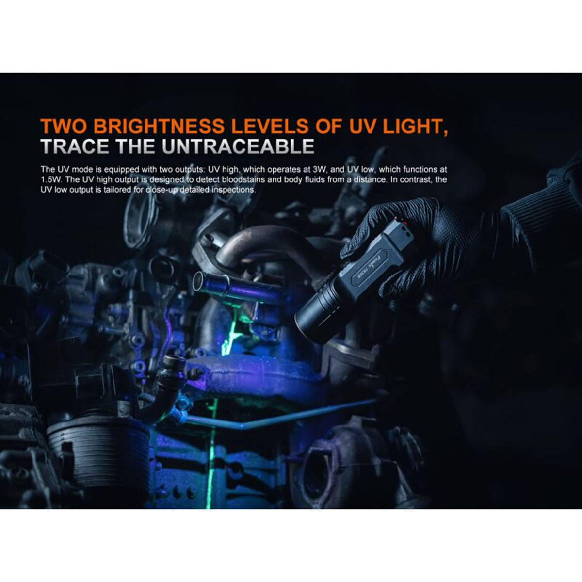 Fenix TK35R Taktische LED-Taschenlampe 5800 Lumen - Schwarz