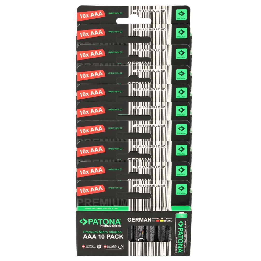 „Patona Premium Micro Alkaline AAA 10er Pack