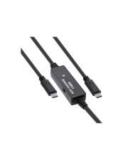 InLine USB 3.2 Gen.1 Aktiv-Kabel USB-C Stecker an schwarz Kabel Digital/Daten 10 m