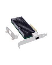 InLine 10-Gigabit Netzwerkkarte 1x RJ45 10Gb/s PCIe x8 inkl. LP Slotblech Diese InLine® PCIe-Netzwerkkarte ist ein leistungsstarker 10 GBASE-T